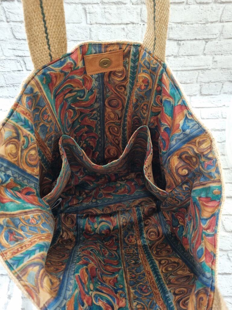 Recycled coffee sack tote bag Ethiopia