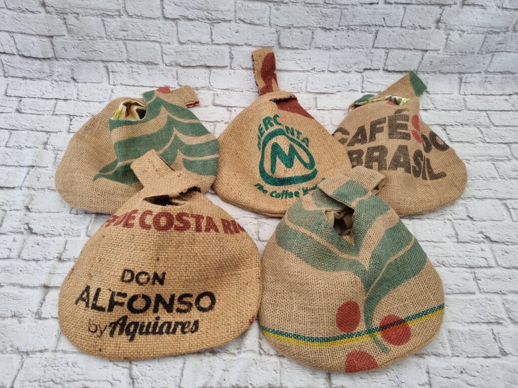 Japanese Knot Bags with a cotton lining
