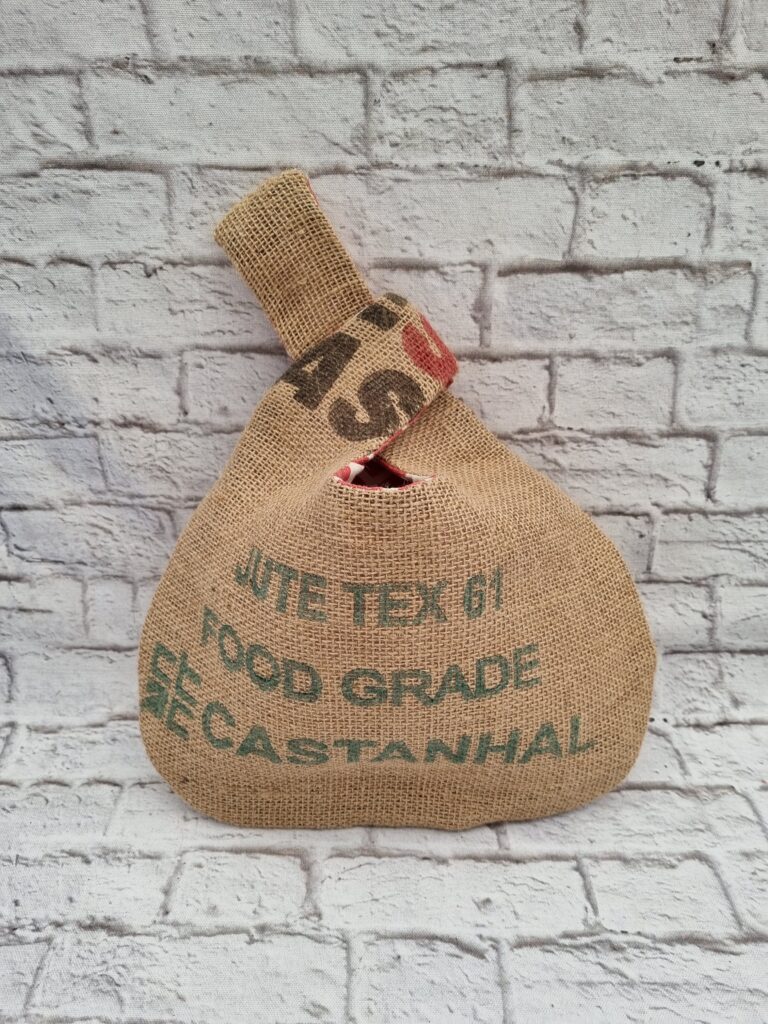 Japanese Knot Bag with a cotton lining