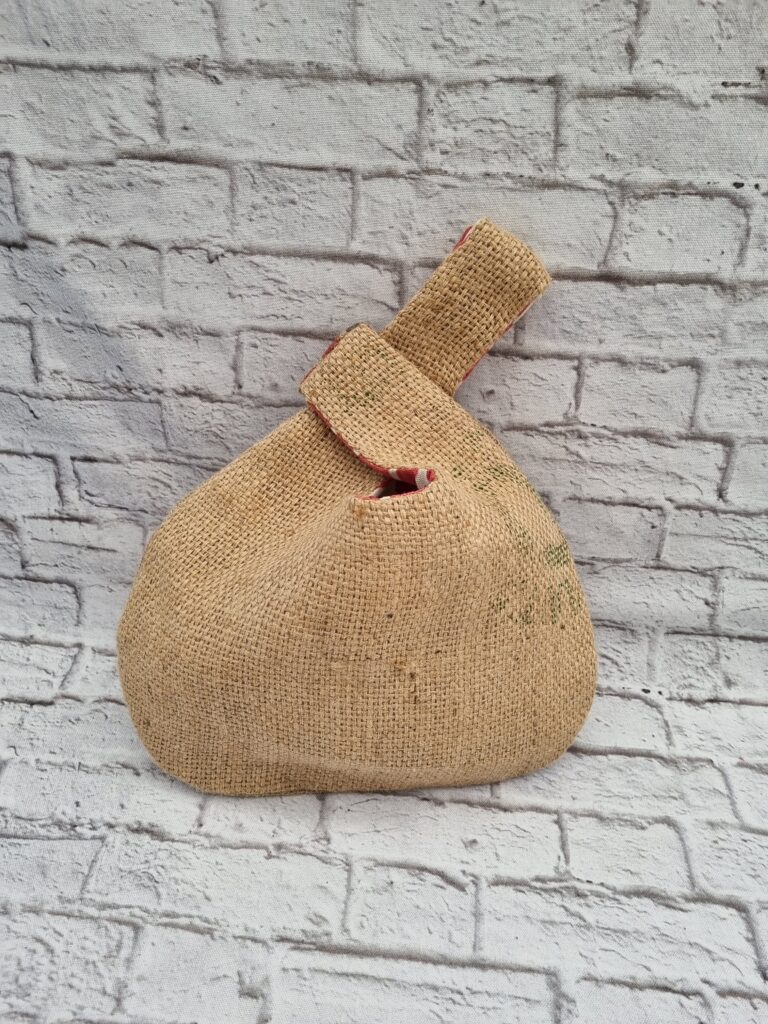 Japanese Knot Bag with a cotton lining