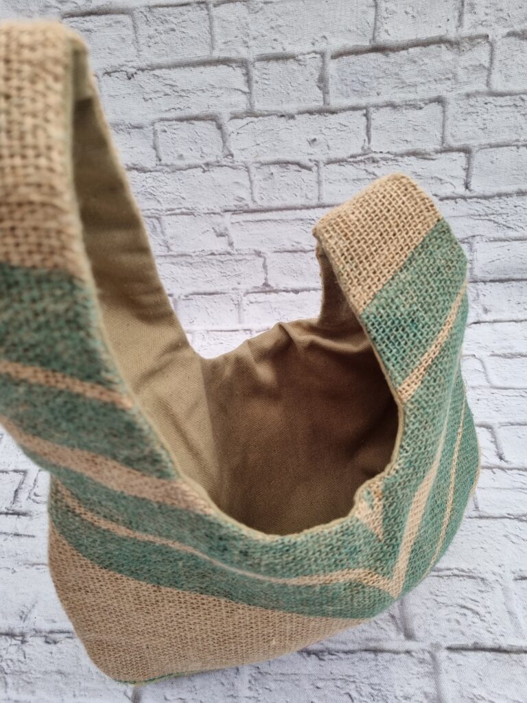 Japanese Knot Bag with a cotton lining