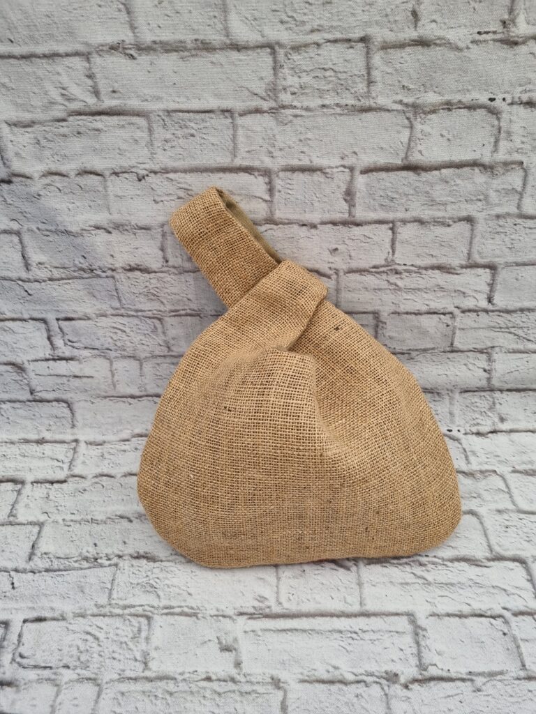 Japanese Knot Bag with a cotton lining