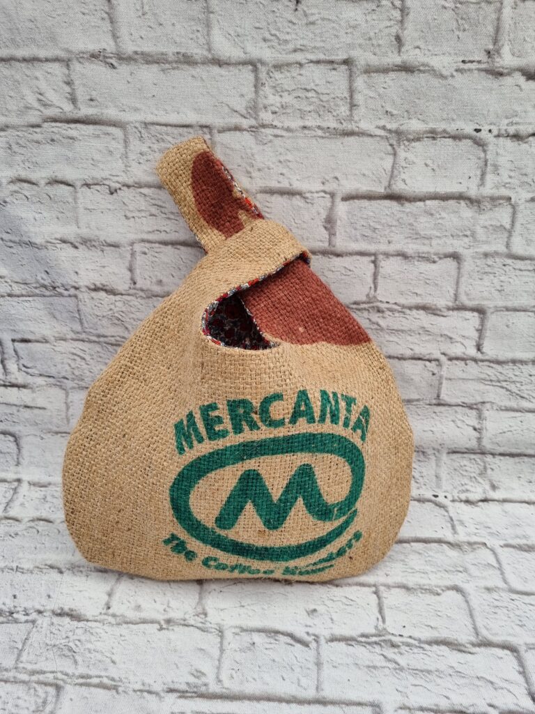 Japanese Knot Bag with a cotton lining