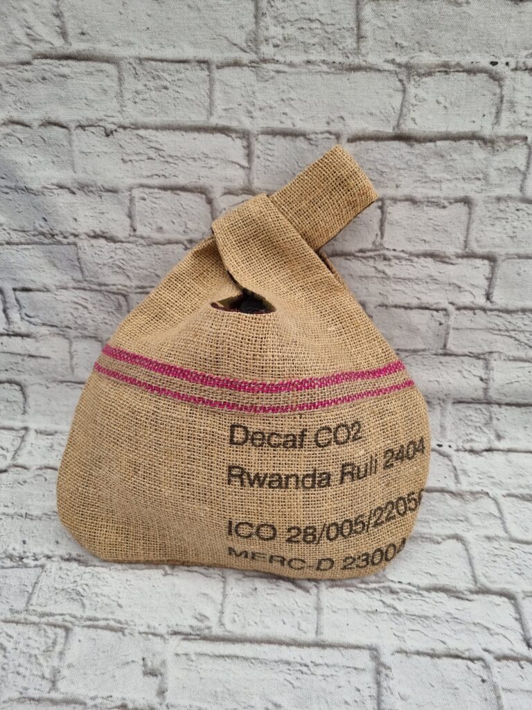 Japanese Knot Bag with a cotton lining