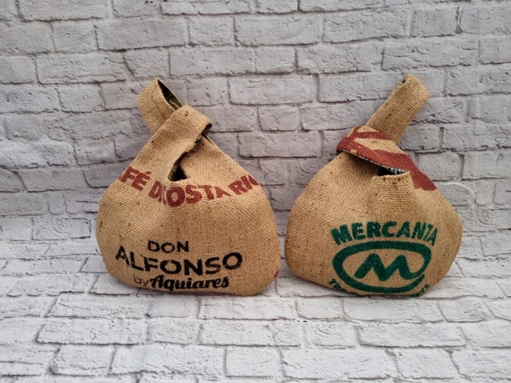 Japanese Knot Bags with a cotton lining