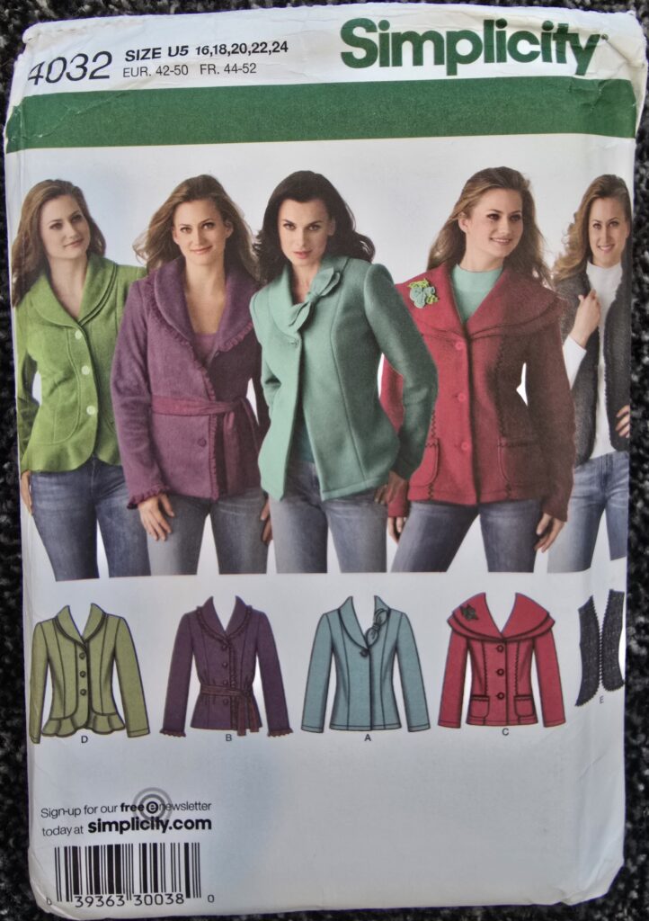 Simplicity 4032 Sewing Pattern