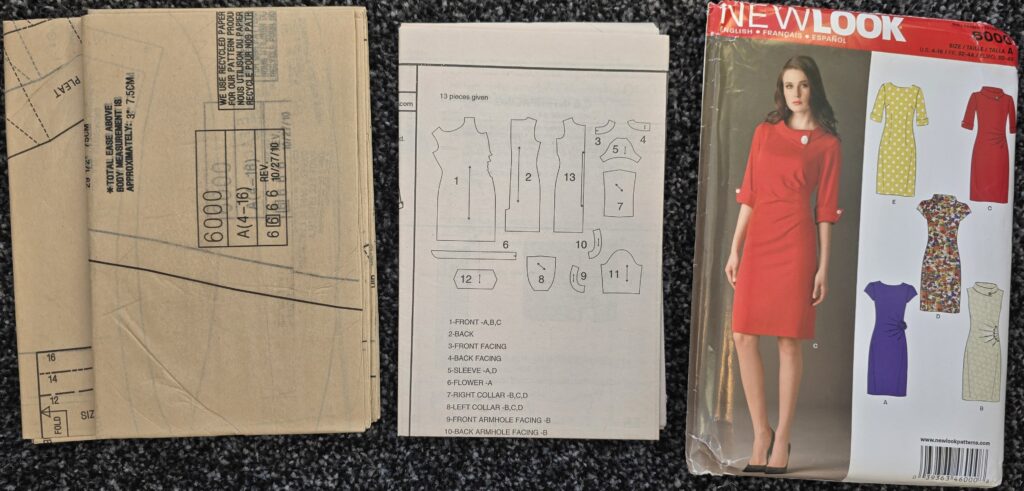 New Look 6000 Sewing Pattern
