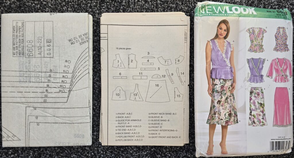 New Look 6608 Sewing Pattern