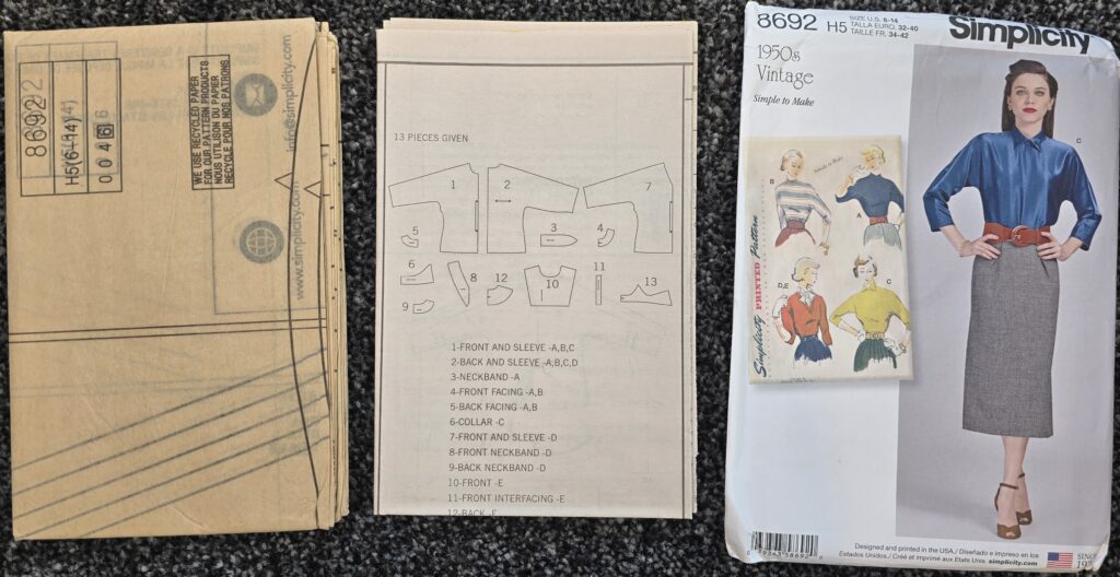 Simplicity 8692 Sewing Pattern