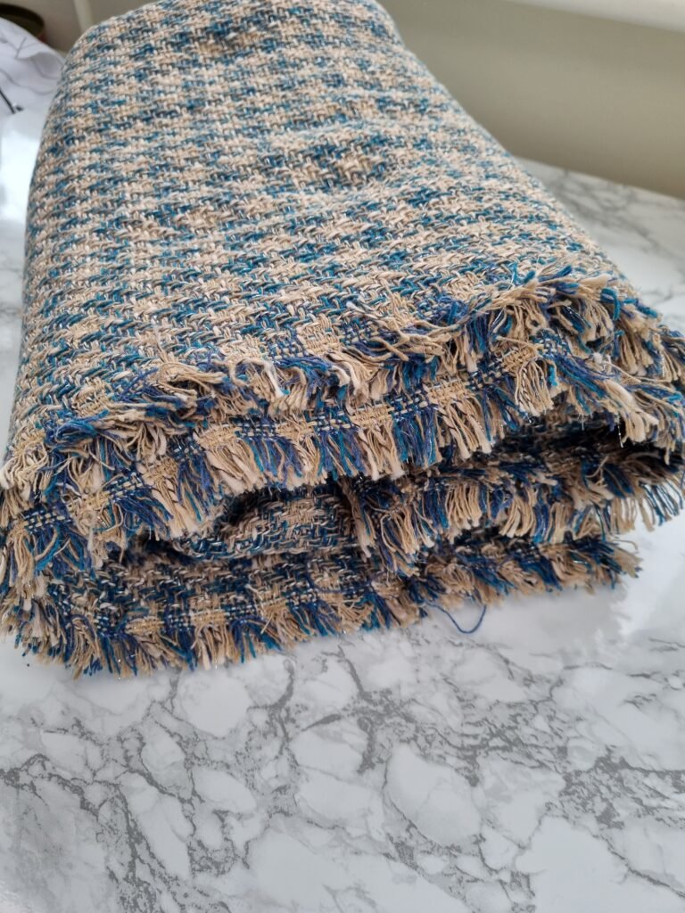 Blue Check Tweed