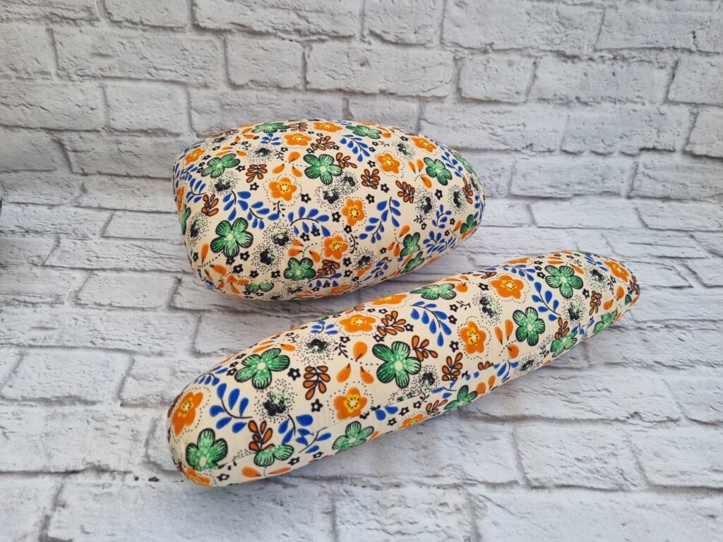 Floral print cotton Tailors pressing ham pair