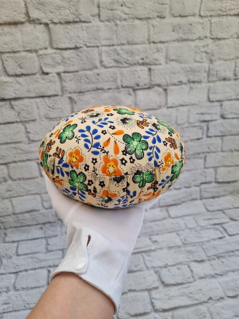 Small Floral print cotton Tailors pressing ham