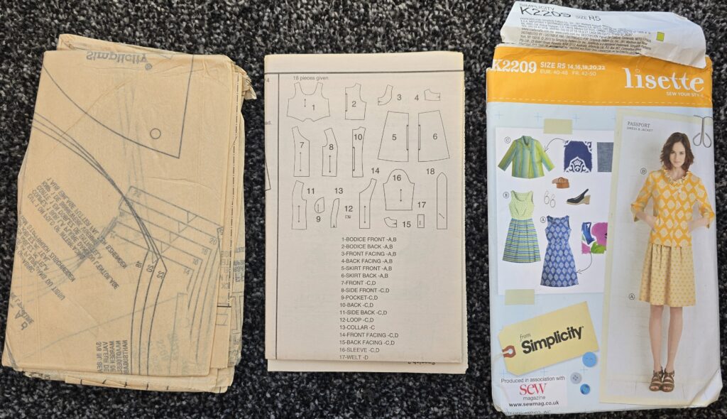 Simplicity K2209 Sewing Pattern