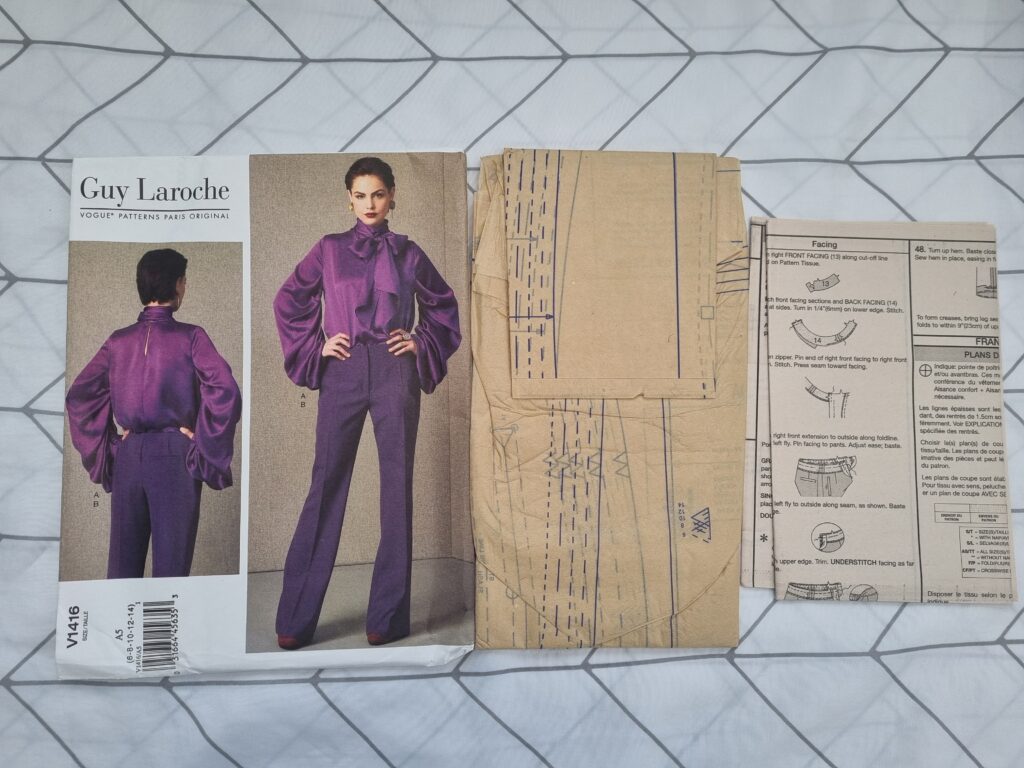 Guy Laroche Vogue pattern V1416